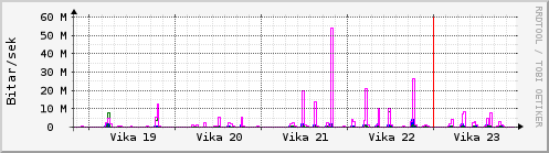 Sustu vikur Graph