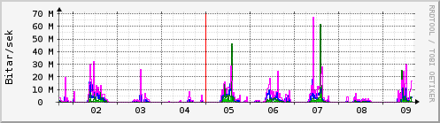 Sustu dagar Graph