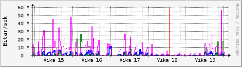 Sustu vikur Graph