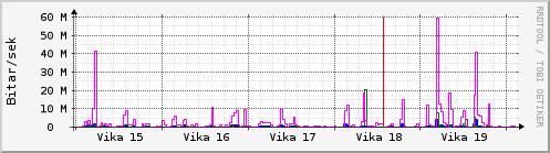 Sustu vikur Graph