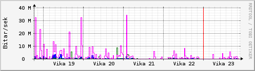 Sustu vikur Graph