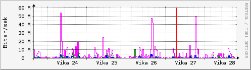 Sustu vikur Graph